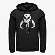 Merch Star Wars: Classic - Mandalorian Logo Unisex Hoodie Black