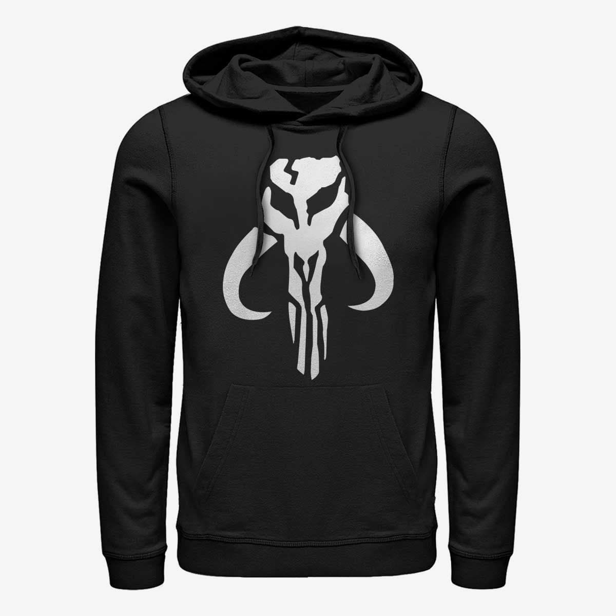 Kapuutsikud ja kampsunid Merch Star Wars: Classic - Mandalorian Logo Unisex Hoodie Black