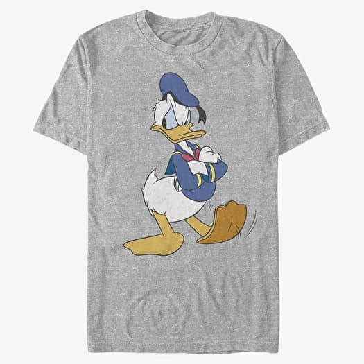 Marškinėliai Merch Disney Classic Mickey - Traditional Donald Unisex T-Shirt Heather Grey