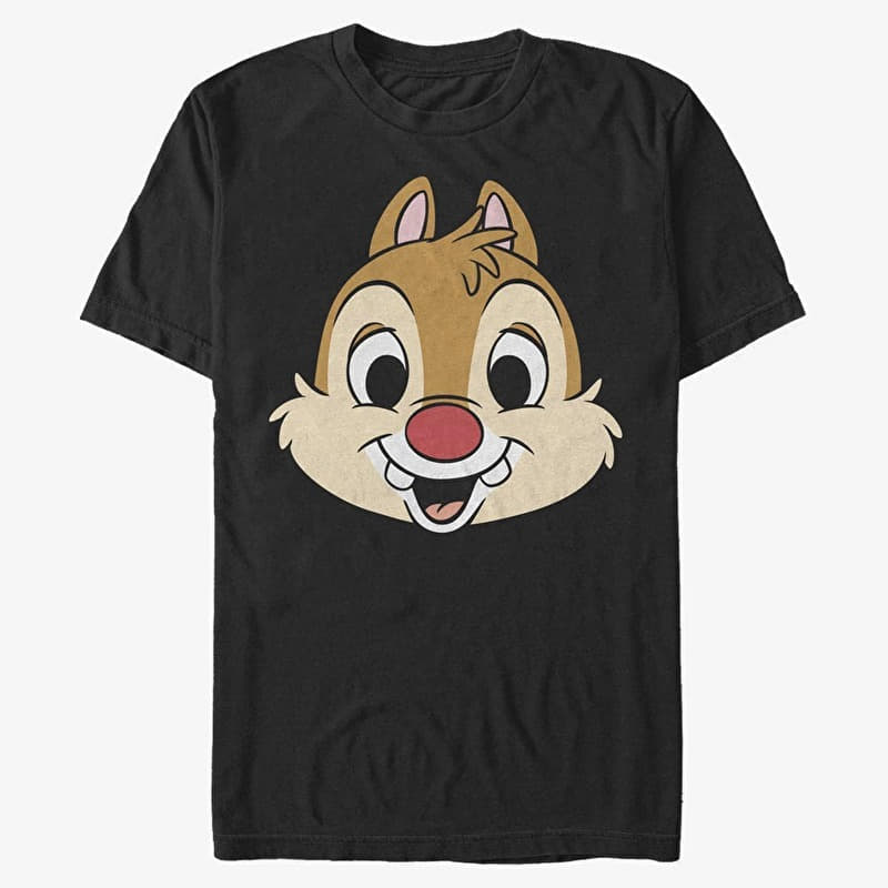 Merch Disney Classics Mickey & Friends - Dale Big Face Unisex T-Shirt Black