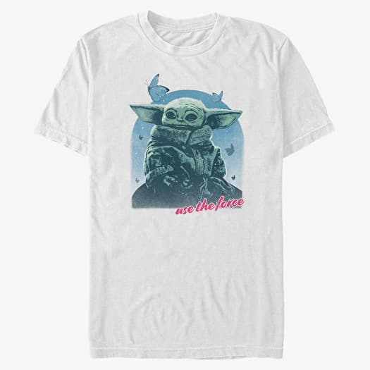 T-shirt Merch Star Wars: The Mandalorian - MandoMon Epi6 Patient Unisex T-Shirt White