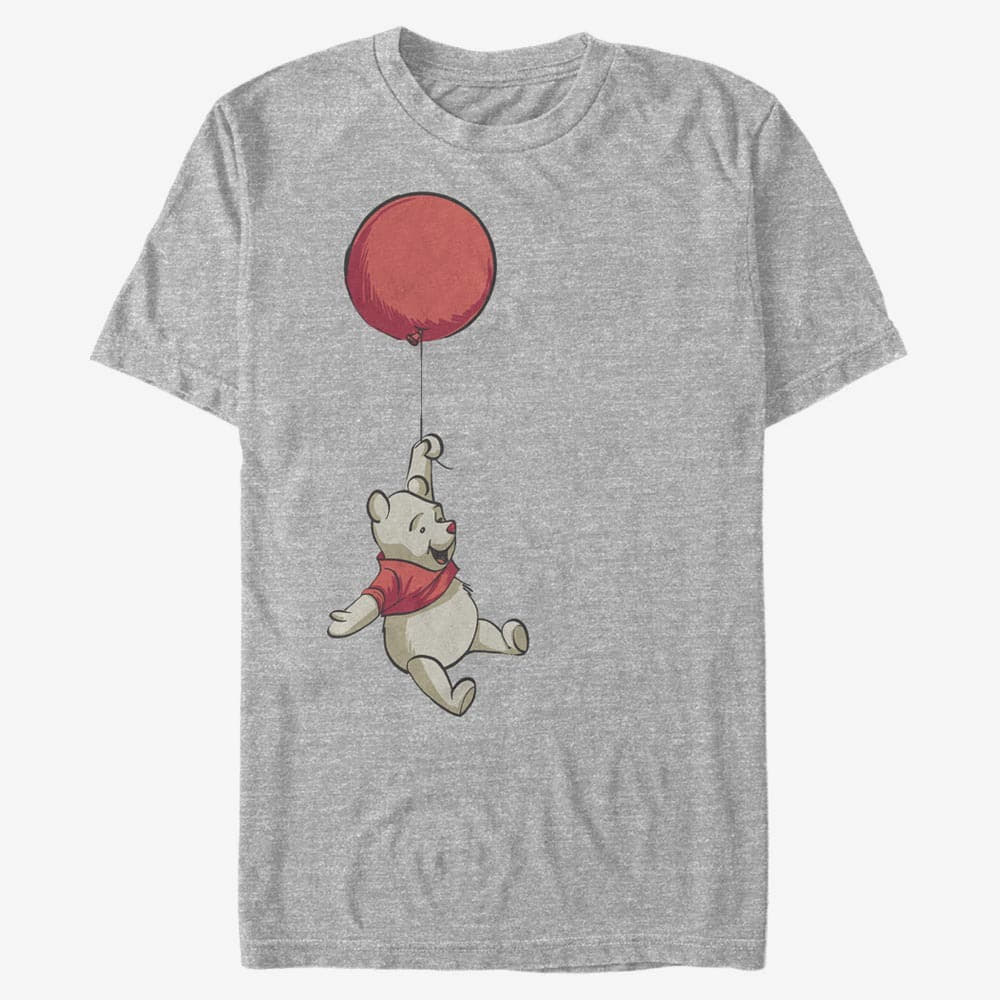 T-shirts Merch Disney Winnie the Pooh - Balloon Winnie Unisex T-Shirt Heather Grey