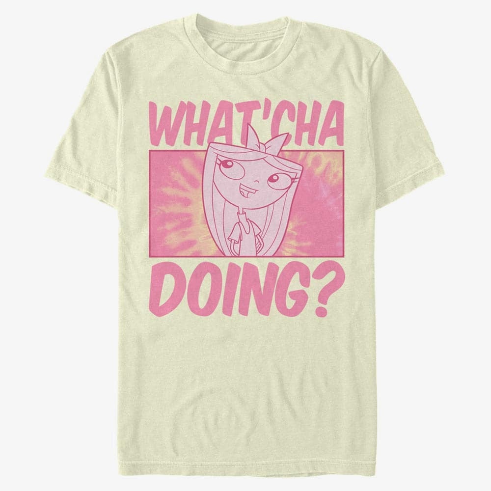 T-särgid Merch Disney Classics Phineas And Ferb - Whatcha Doing Unisex T-Shirt Natural