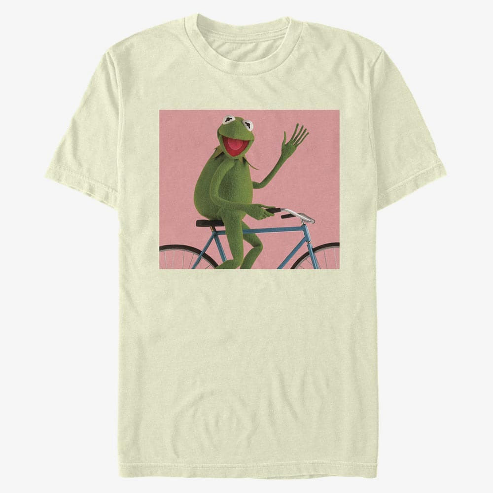 Magliette Merch Disney Classics Muppets - Biking Kermit Unisex T-Shirt Natural