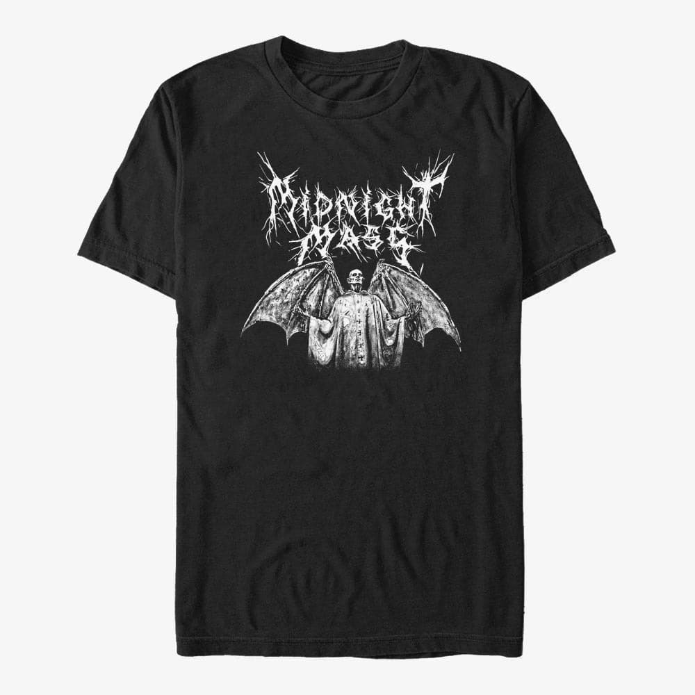 Tričká Merch Netflix Midnight Mass - On Angels Wings Unisex T-Shirt Black
