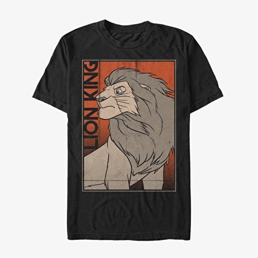 T-shirt Merch Disney The Lion King - Comic King Unisex T-Shirt Black