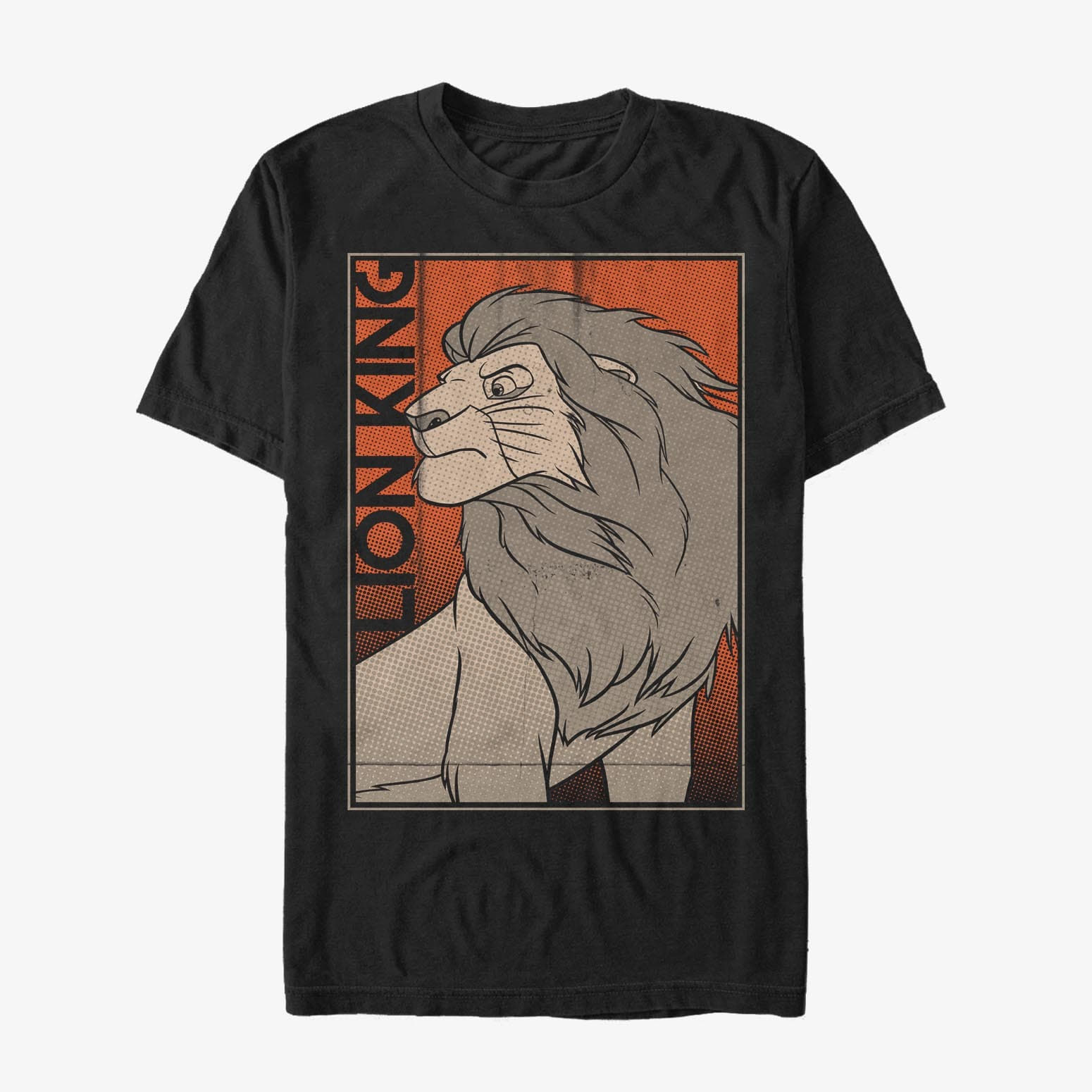 T-shirts Merch Disney The Lion King - Comic King Unisex T-Shirt Black