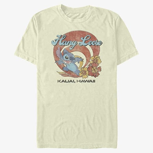 Majica Merch Disney Lilo & Stitch - STITCH KAUAI Unisex T-Shirt Natural