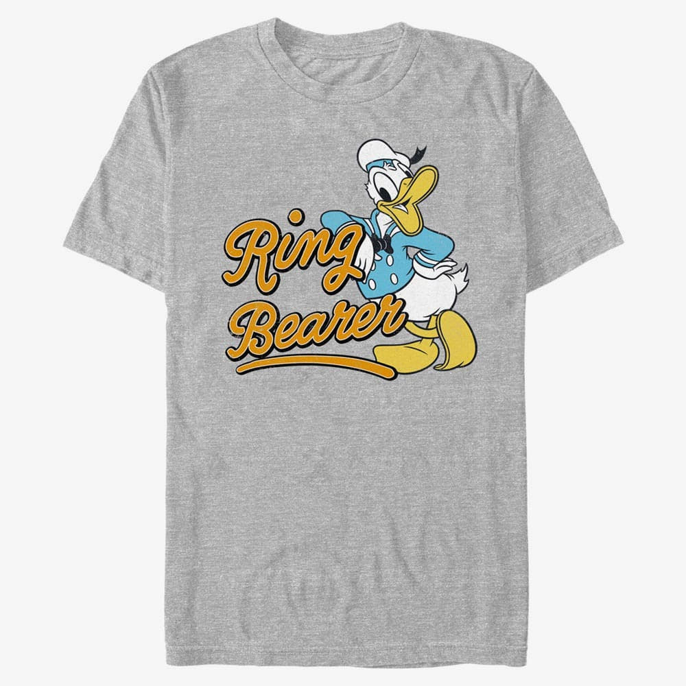 Tričká Merch Disney Classics Mickey & Friends - Ring Donald Unisex T-Shirt Heather Grey