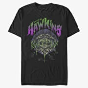 Merch Netflix Stranger Things - Welcome To Hawkins Unisex T-Shirt Black