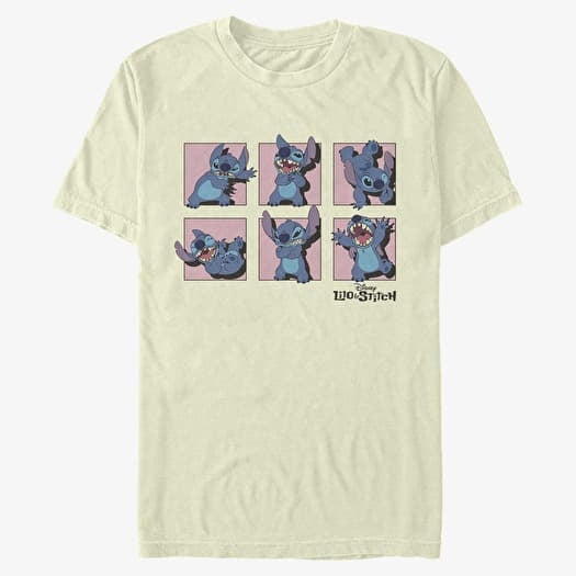 T-shirt Merch Disney Lilo & Stitch - Stitch Poses Unisex T-Shirt Natural