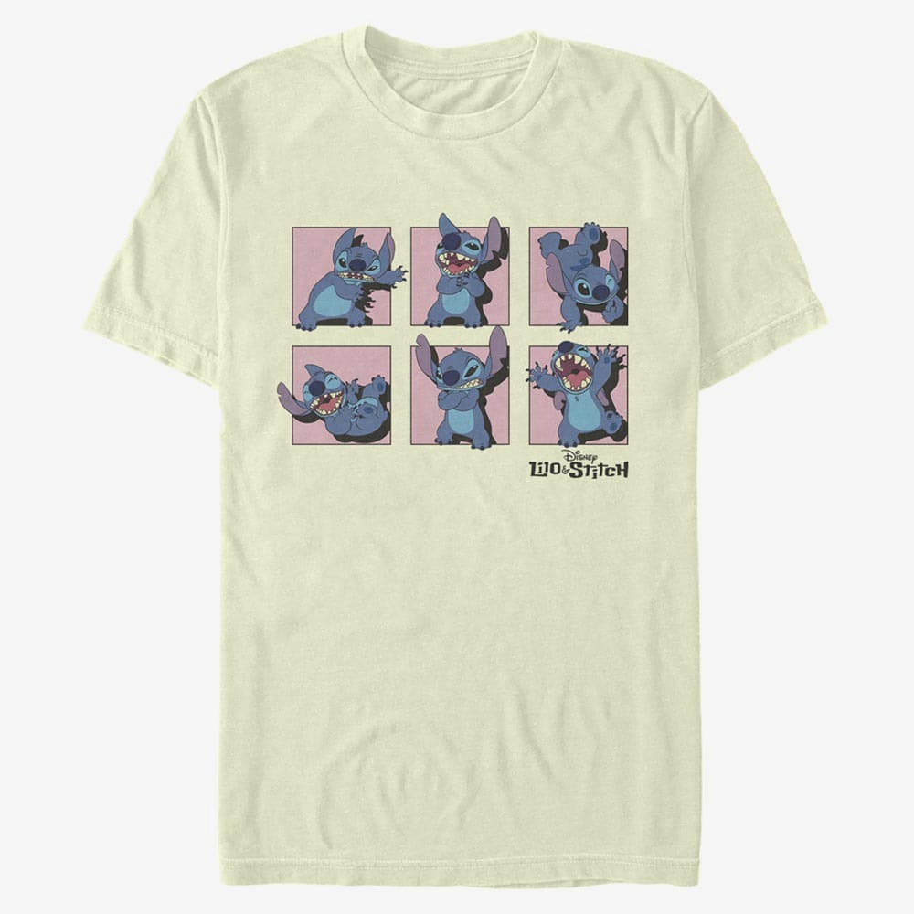 T-paidat Merch Disney Lilo & Stitch - Stitch Poses Unisex T-Shirt Natural