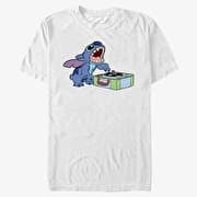 Merch Disney Lilo & Stitch - DJ Stitch Unisex T-Shirt White