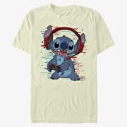 Merch Disney Classics Lilo & Stitch - Stitch Games Unisex T-Shirt Natural