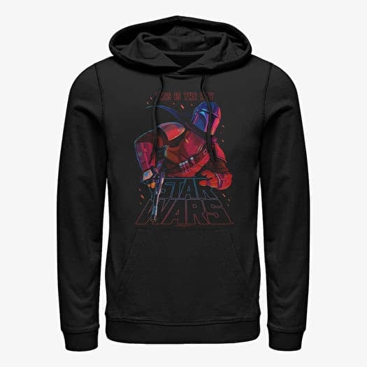 Merch Star Wars: Mandalorian - Night Ranger Unisex Hoodie Black