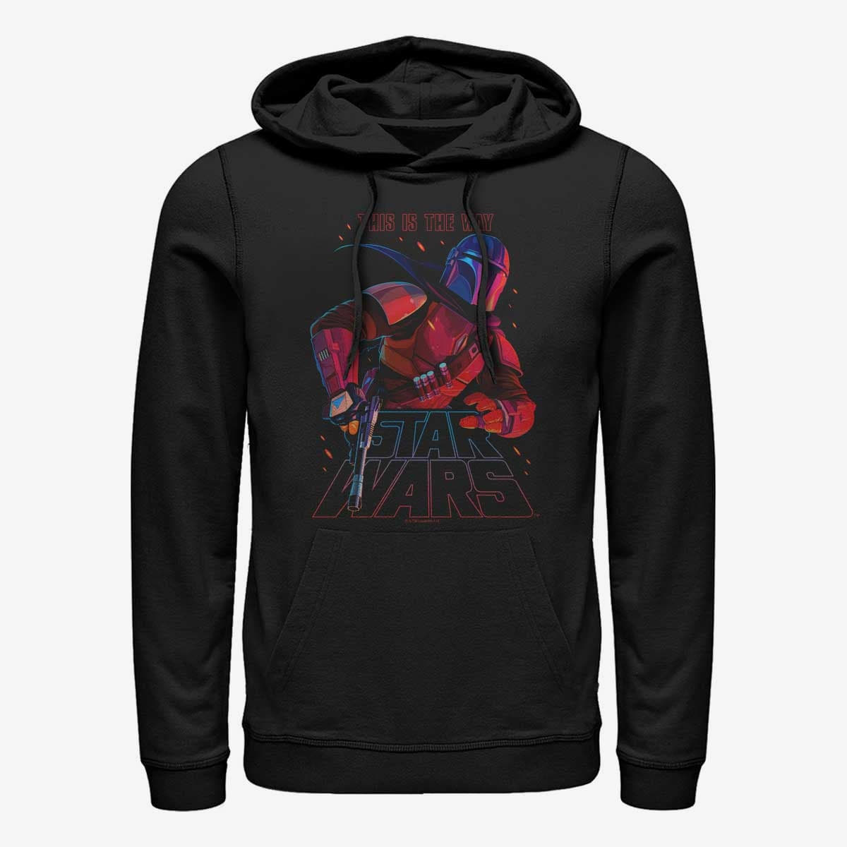 Sweatshirts Merch Star Wars: Mandalorian - Night Ranger Unisex Hoodie Black