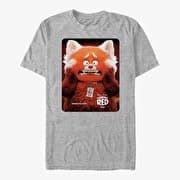 Merch Pixar Turning Red - Panda Poster Unisex T-Shirt Heather Grey