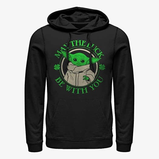 Sweatshirt Merch Star Wars: Mandalorian - Luck Of The Grogu Unisex Hoodie Black