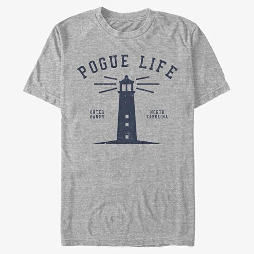 T-shirt Merch Netflix Outer Banks - POGUE LIFE Unisex T-Shirt Heather Grey