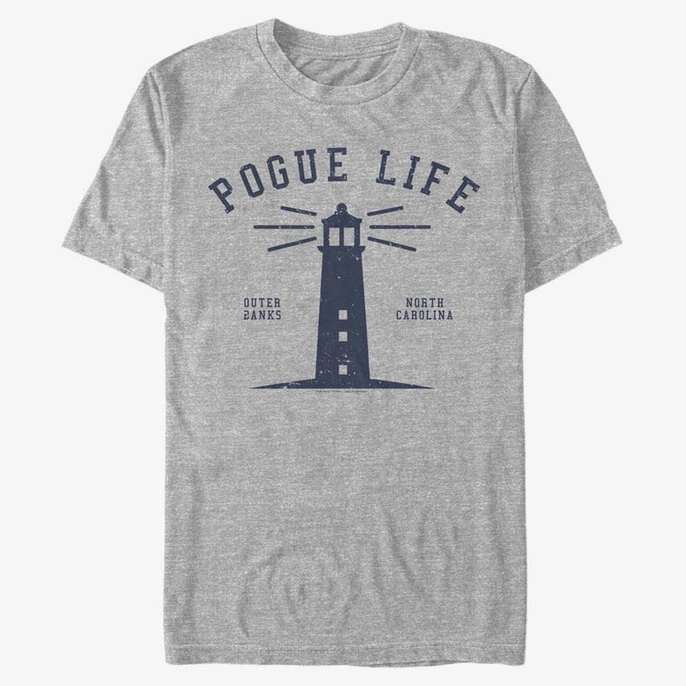 T-särgid Merch Netflix Outer Banks - POGUE LIFE Unisex T-Shirt Heather Grey