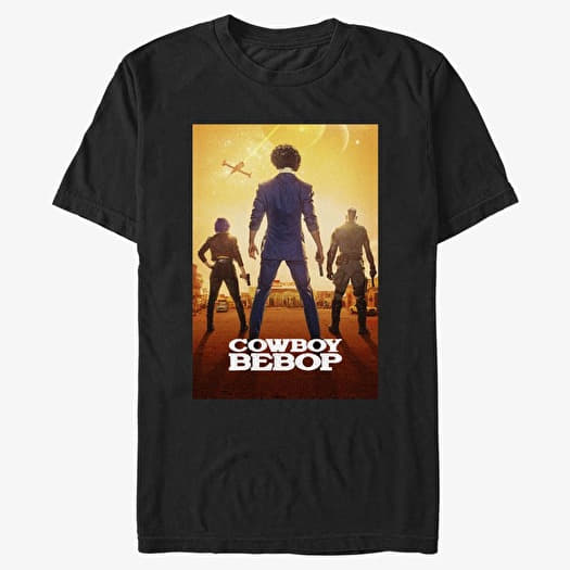 T-shirt Merch Netflix Cowboy Bebop - Trio Poster Unisex T-Shirt Black