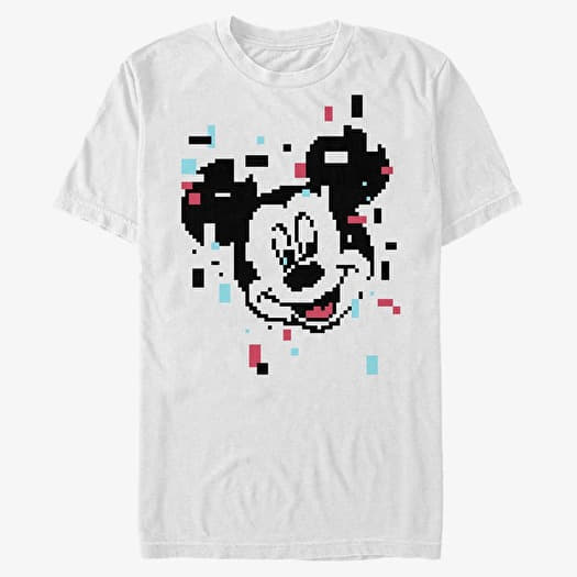 Majica Merch Disney Classics Mickey Mouse - Pixel Mickey Unisex T-Shirt White