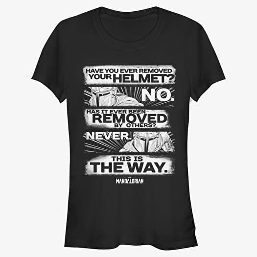 Merch Star Wars: The Mandalorian - This is the Way Women's T-Shirt Black