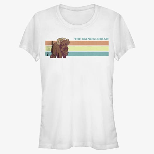 T-shirt Merch Star Wars: The Mandalorian - Bantha Ride Women's T-Shirt White