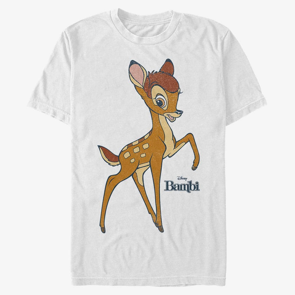 Tričká Merch Disney Classics Bambi - Big Bambi Unisex T-Shirt White