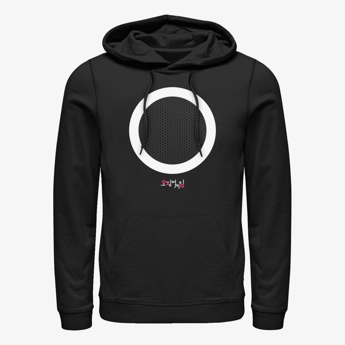 Felpe Merch Netflix Squid Game - Circle Squid Unisex Hoodie Black