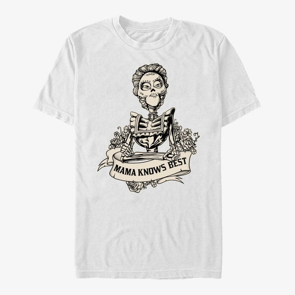 Тениски Merch Pixar Coco - Mom Knows Best Unisex T-Shirt White