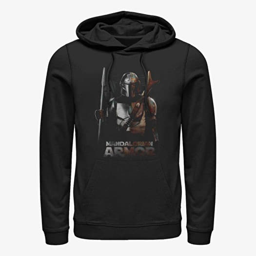 Kampsun Merch Star Wars: The Mandalorian - MandoMon Epi7 No No Unisex Hoodie Black