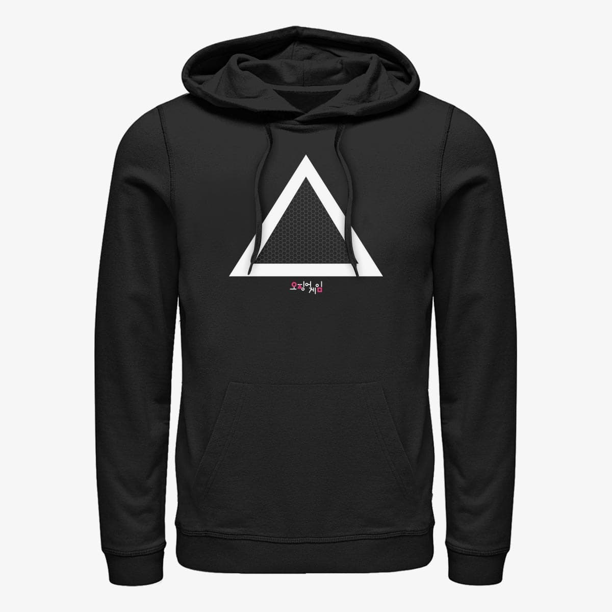 Sweatshirts Merch Netflix Squid Game - Triangle Squid Unisex Hoodie Black