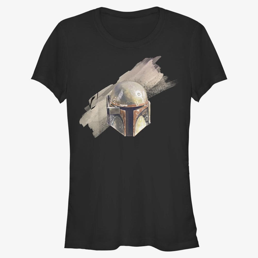 T-Shirts Merch Star Wars: The Mandalorian - Fett Helmet Women's T-Shirt Black