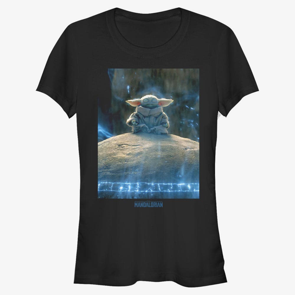 Tričká Merch Star Wars: Mandalorian - MandoMon Epi6 Experiment Women's T-Shirt Black
