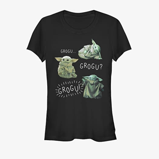 T-shirt Merch Star Wars: Mandalorian - MandoMon Epi6 Captured Women's T-Shirt Black