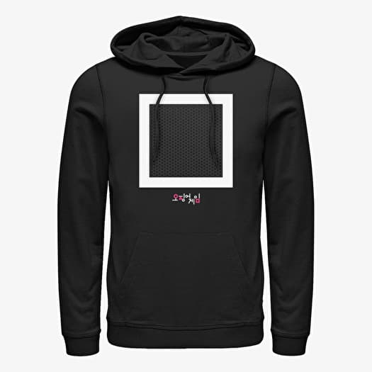 Sweat-shirt Merch Netflix Squid Game - Square Squid Unisex Hoodie Black
