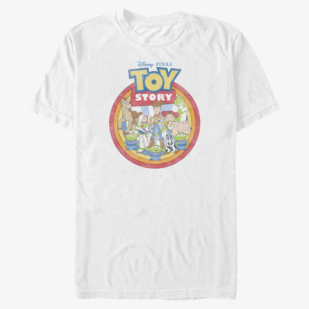 Tričká Merch Pixar Toy Story 1-3 - Group Toys Unisex T-Shirt White