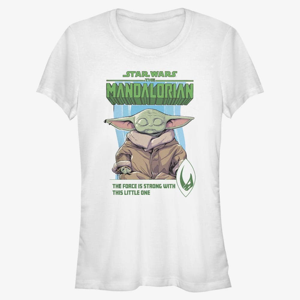 T-shirts Merch Star Wars: The Mandalorian - Strong Force Women's T-Shirt White
