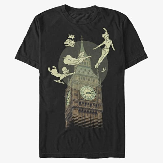 Merch Disney Peter Pan - Photo Big Ben Unisex T-Shirt Black