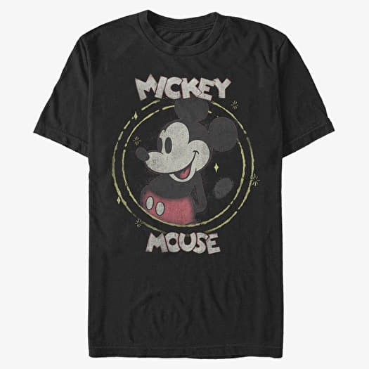 T-shirt Merch Disney Classic Mickey - Happy Mickey Unisex T-Shirt Black