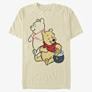 Merch Disney Winnie The Pooh - Pooh Line art Unisex T-Shirt Natural