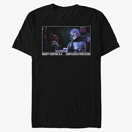 Majica Merch Star Wars: The Mandalorian - Complications Unisex T-Shirt Black