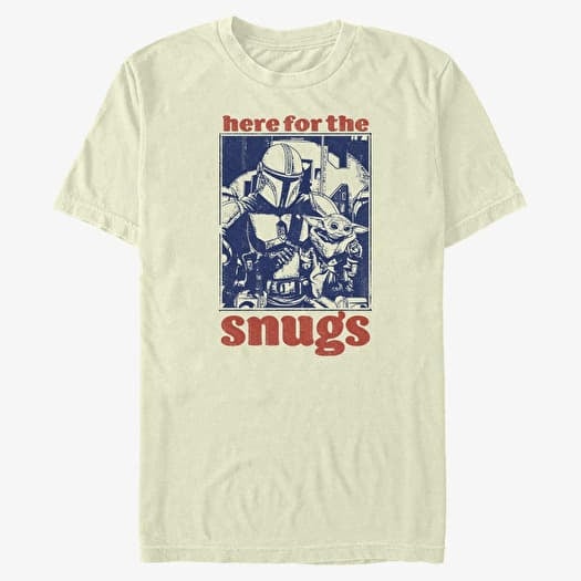 Majica Merch Star Wars: The Mandalorian - The Snugs Unisex T-Shirt Natural