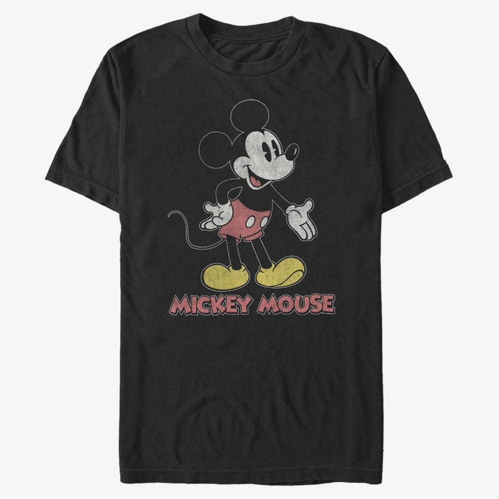 Tričká Merch Disney Classic Mickey - 70'S MICKEY Unisex T-Shirt Black