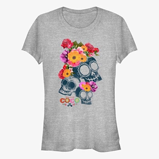 T-shirt Merch Pixar Coco - Calaveras Women's T-Shirt Heather Grey