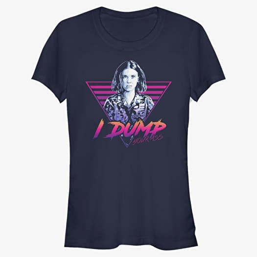 Μπλουζάκι Merch Netflix Stranger Things - Dump Your Ass Women's T-Shirt Navy Blue
