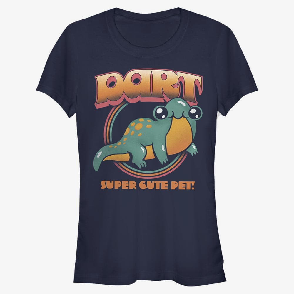 Tričká Merch Netflix Stranger Things - Dart Time Women's T-Shirt Navy Blue