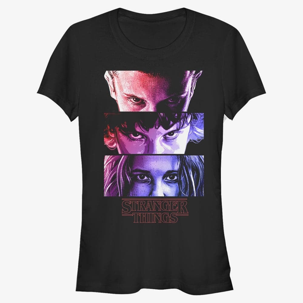 Magliette Merch Netflix Stranger Things - Eleven Eyes Women's T-Shirt Black