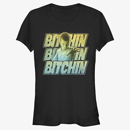 Tričko Merch Netflix Stranger Things - Bitchin Eleven Women's T-Shirt Black